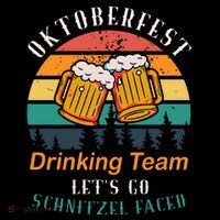 Oktoberfest Team Lets Get Schnitzel Faced Tote Bag thumb 4