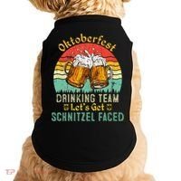 Oktoberfest Team Lets Get Schnitzel Faced German Doggie Tank thumb 0