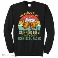 Oktoberfest Team Lets Get Schnitzel Faced German Sweatshirt thumb 0