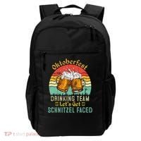 Oktoberfest Team Lets Get Schnitzel Faced German Backpack thumb 0