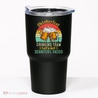 Oktoberfest Team Lets Get Schnitzel Faced German Tumbler thumb 0