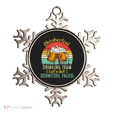 Oktoberfest Team Lets Get Schnitzel Faced German Ornament