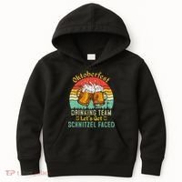 Oktoberfest Team Lets Get Schnitzel Faced German Kids Hoodie thumb 0
