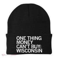 One Thing Money Cant Buy Wisconsin Beanie thumb 0
