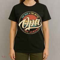 Opa The Man The Myth The Legend Vintage Retro Fathers Day Gift T-Shirt thumb 4