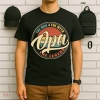 Opa The Man The Myth The Legend Vintage Retro Fathers Day Gift T-Shirt thumb 6
