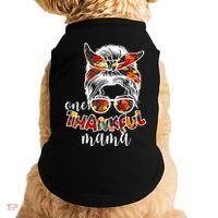One Thankful Mama Fall Hair Bun Doggie Tank thumb 0