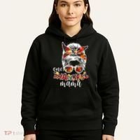 One Thankful Mama Fall Hair Bun Hoodie thumb 5