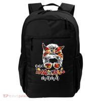 One Thankful Mama Fall Hair Bun Backpack thumb 0