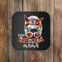 One Thankful Mama Fall Hair Bun Coaster thumb 0