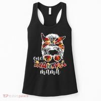 One Thankful Mama Fall Hair Bun Women's Tank Top thumb 0