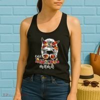One Thankful Mama Fall Hair Bun Women's Tank Top thumb 2