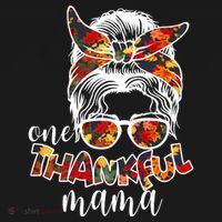 One Thankful Mama Fall Hair Bun Visor thumb 3