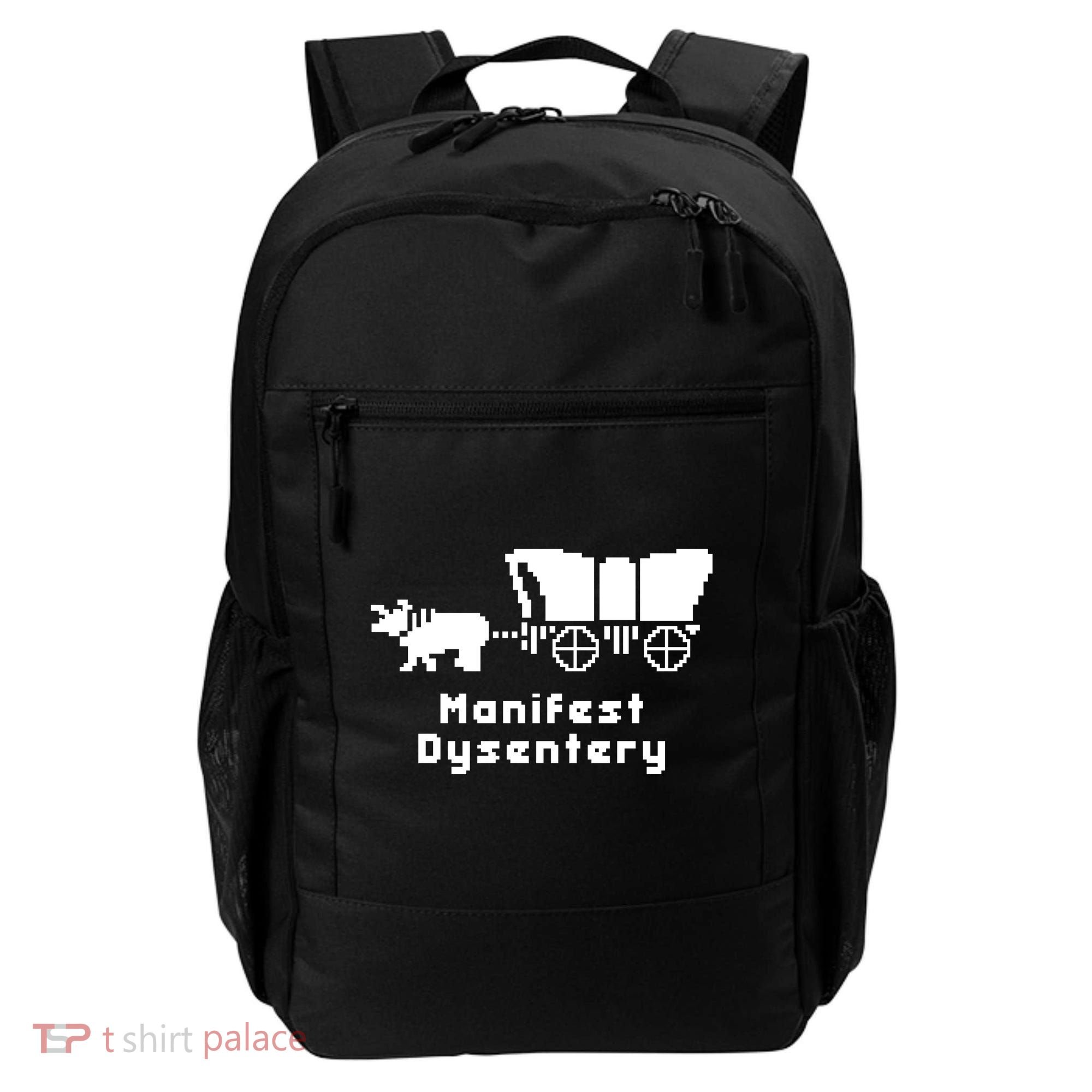 Oregon Trail Manifest Dysentery Backpack