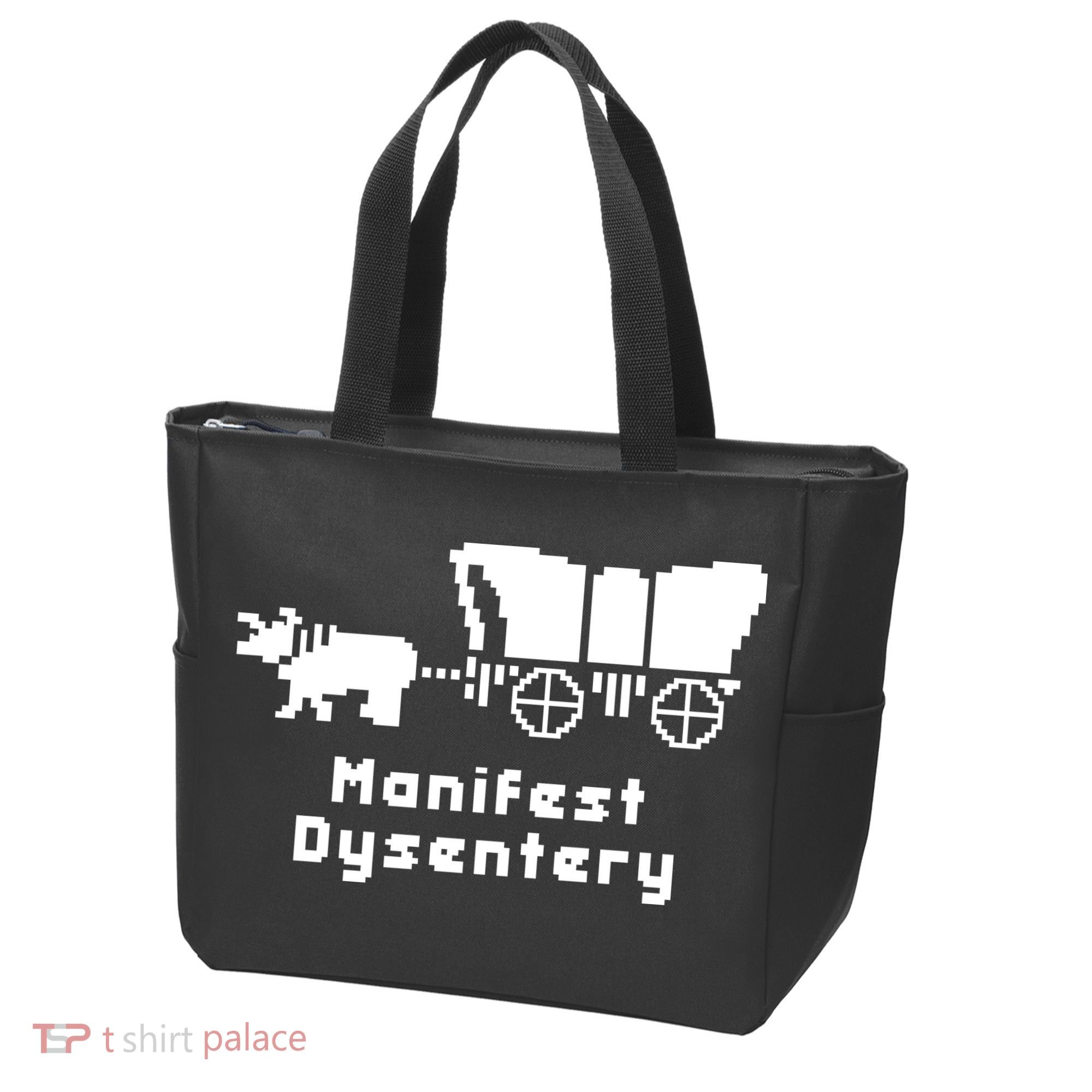 Oregon Trail Manifest Dysentery Tote Bag