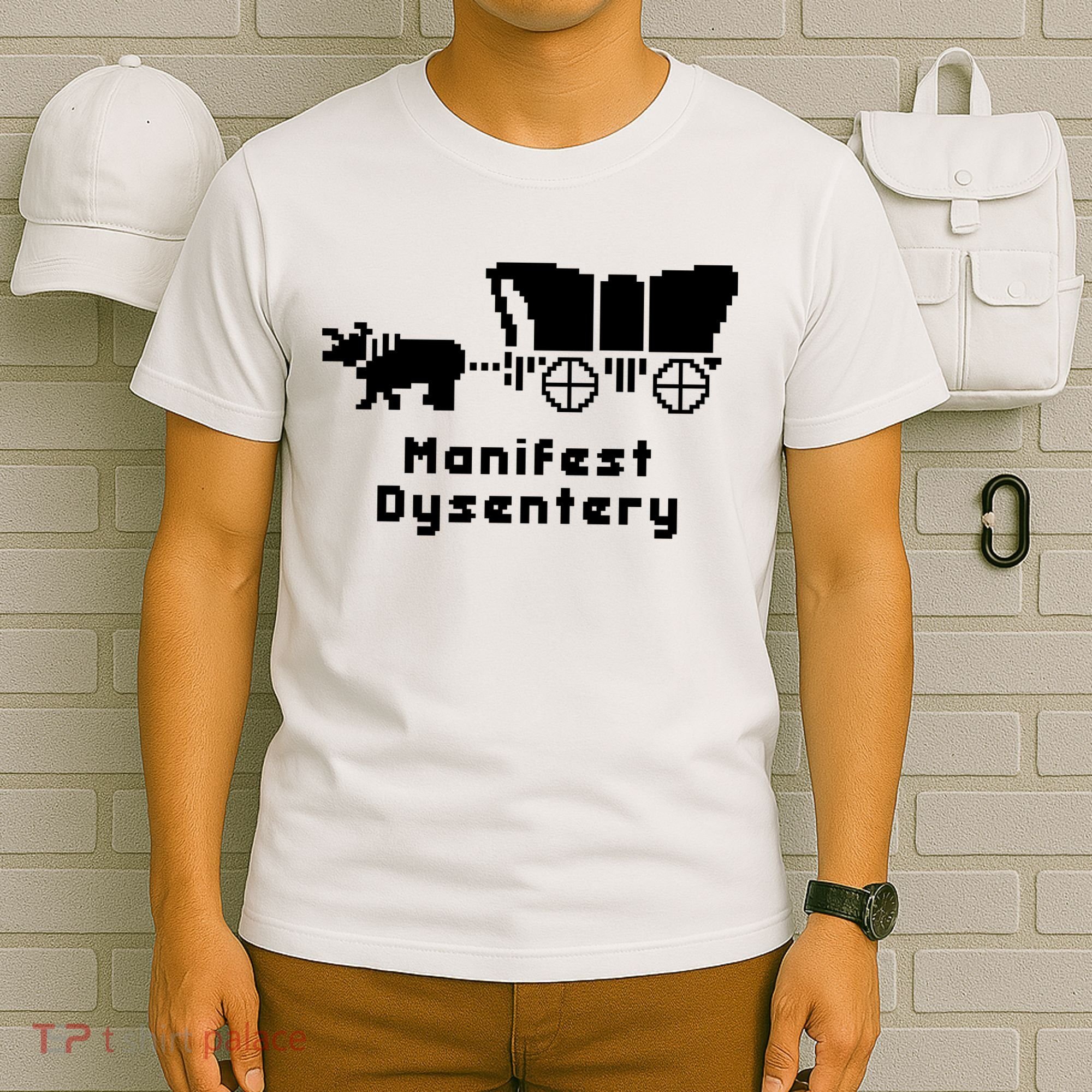 Oregon Trail Manifest Dysentery T-Shirt