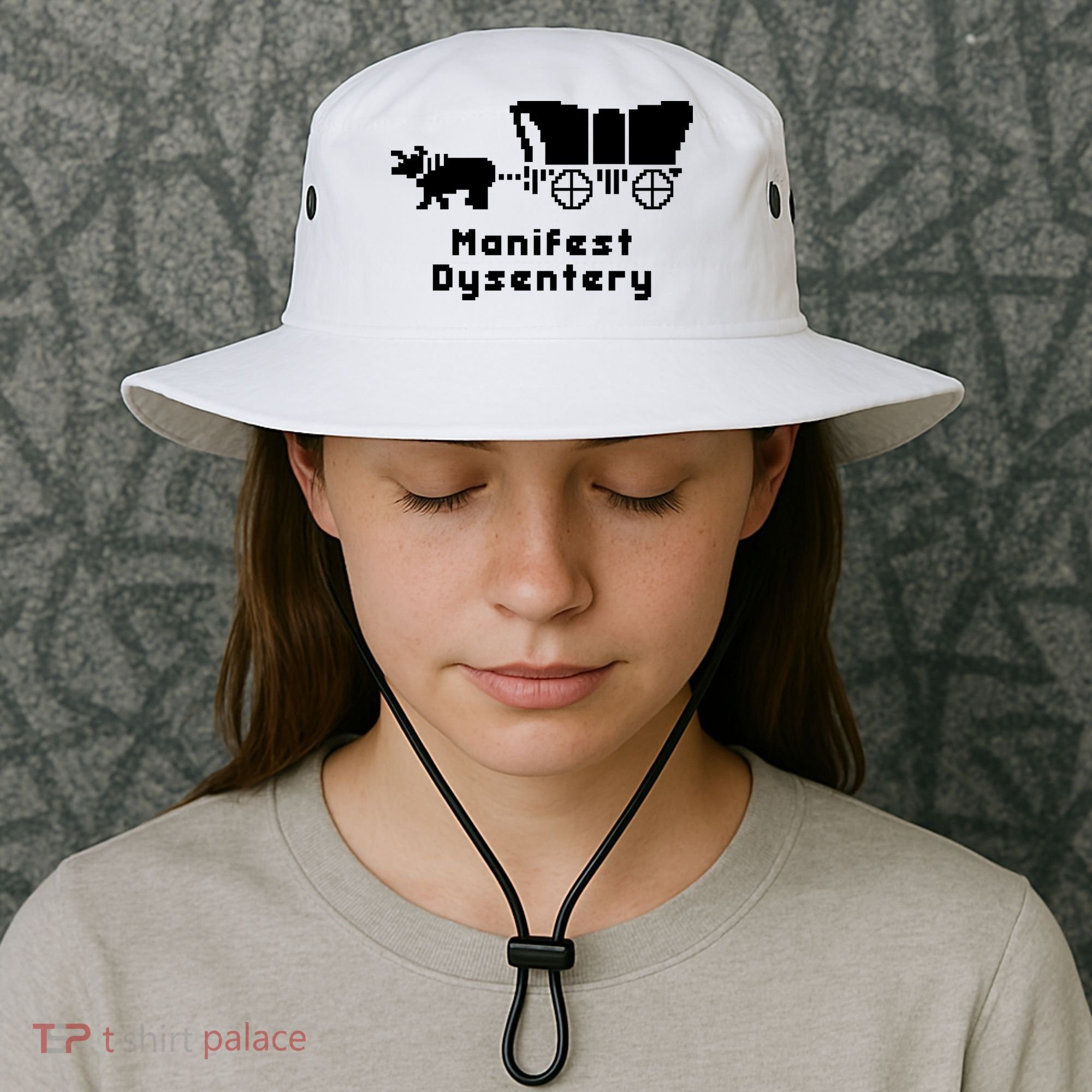 Oregon Trail Manifest Dysentery Bucket Hat