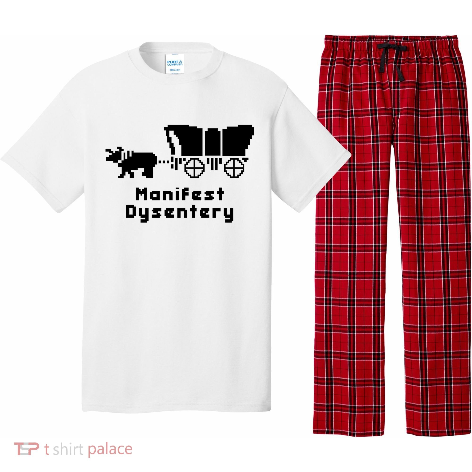Oregon Trail Manifest Dysentery Pajama Set