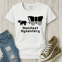 Oregon Trail Manifest Dysentery Women's T-Shirt thumb 3