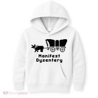 Oregon Trail Manifest Dysentery Kids Hoodie thumb 0