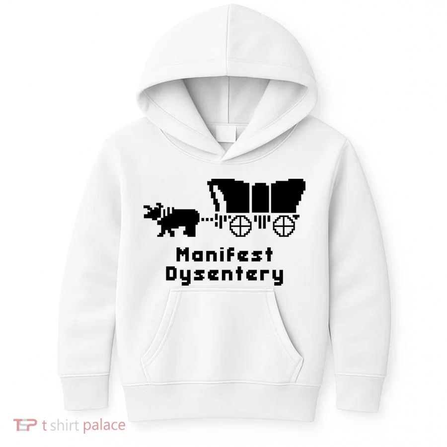 Oregon Trail Manifest Dysentery Kids Hoodie