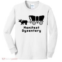Oregon Trail Manifest Dysentery Kids Long Sleeve Shirt thumb 0