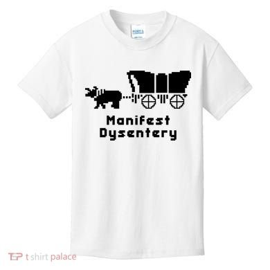 Oregon Trail Manifest Dysentery Kids T-Shirt