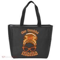 One Thankful Mama Autumn Festive Hair Bun Tote Bag thumb 0