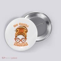 One Thankful Mama Autumn Festive Hair Bun Button thumb 0
