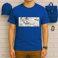 Oregon Trail Map Gift Ox Team Usa Cartography Geography History Meaningful Gift T-Shirt thumb 6
