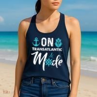 On Transatlantic Mode Transatlantics Cruise Women's Tank Top thumb 2