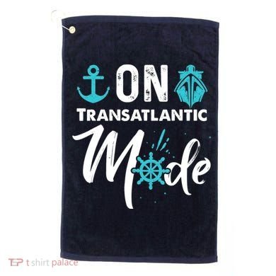On Transatlantic Mode Transatlantics Cruise Golf Towel