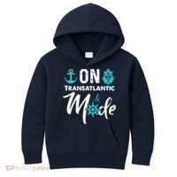 On Transatlantic Mode Transatlantics Cruise Kids Hoodie thumb 0