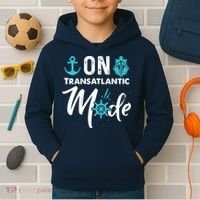 On Transatlantic Mode Transatlantics Cruise Kids Hoodie thumb 2