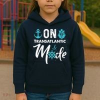 On Transatlantic Mode Transatlantics Cruise Kids Hoodie thumb 3