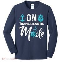 On Transatlantic Mode Transatlantics Cruise Kids Long Sleeve Shirt thumb 0