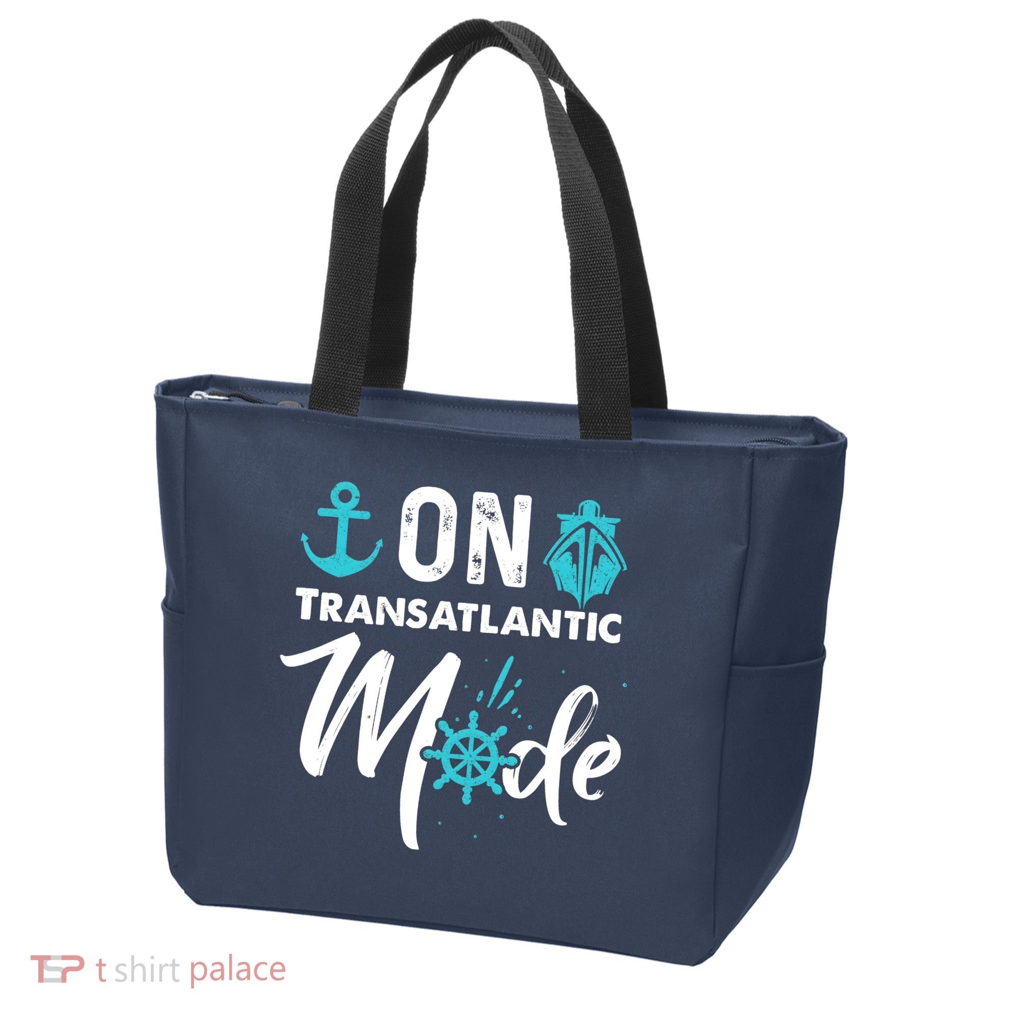 On Transatlantic Mode Transatlantics Cruise Tote Bag