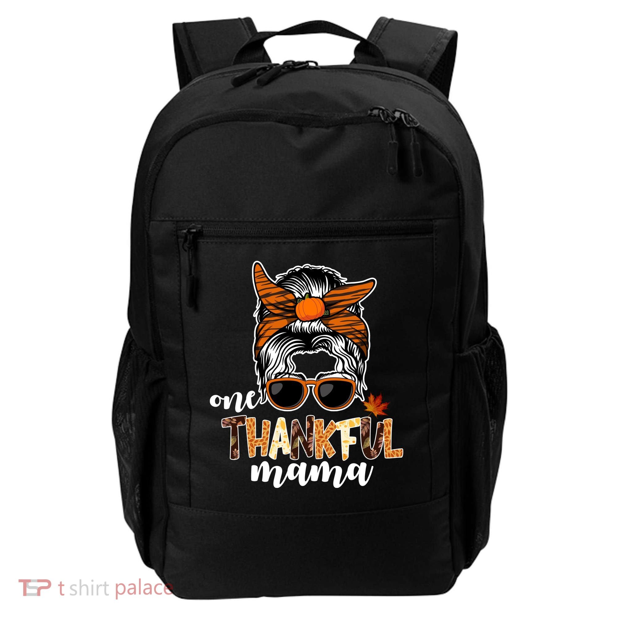 One Thankful Mama Fall Thanksgiving Festive Backpack