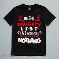 On The Naughty List I Regret Nothing T-Shirt thumb 5