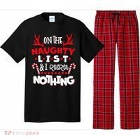 On The Naughty List I Regret Nothing Pajama Set thumb 0