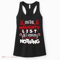 On The Naughty List I Regret Nothing Women's Tank Top thumb 0