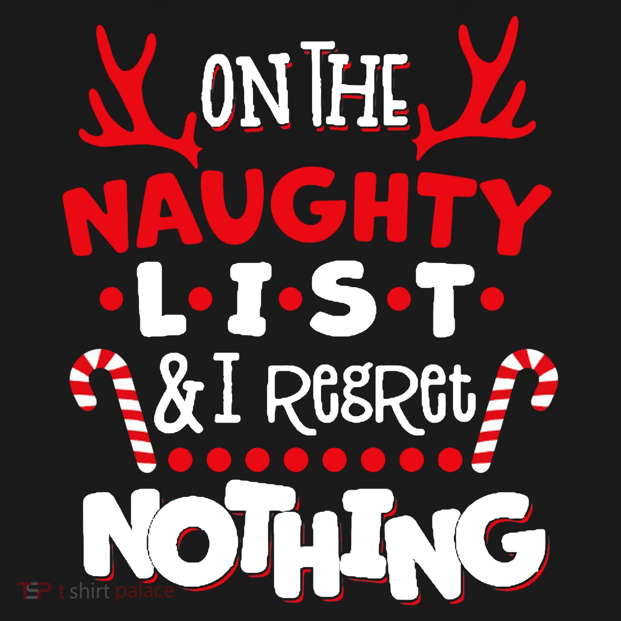 On The Naughty List I Regret Nothing Women's Tank Top