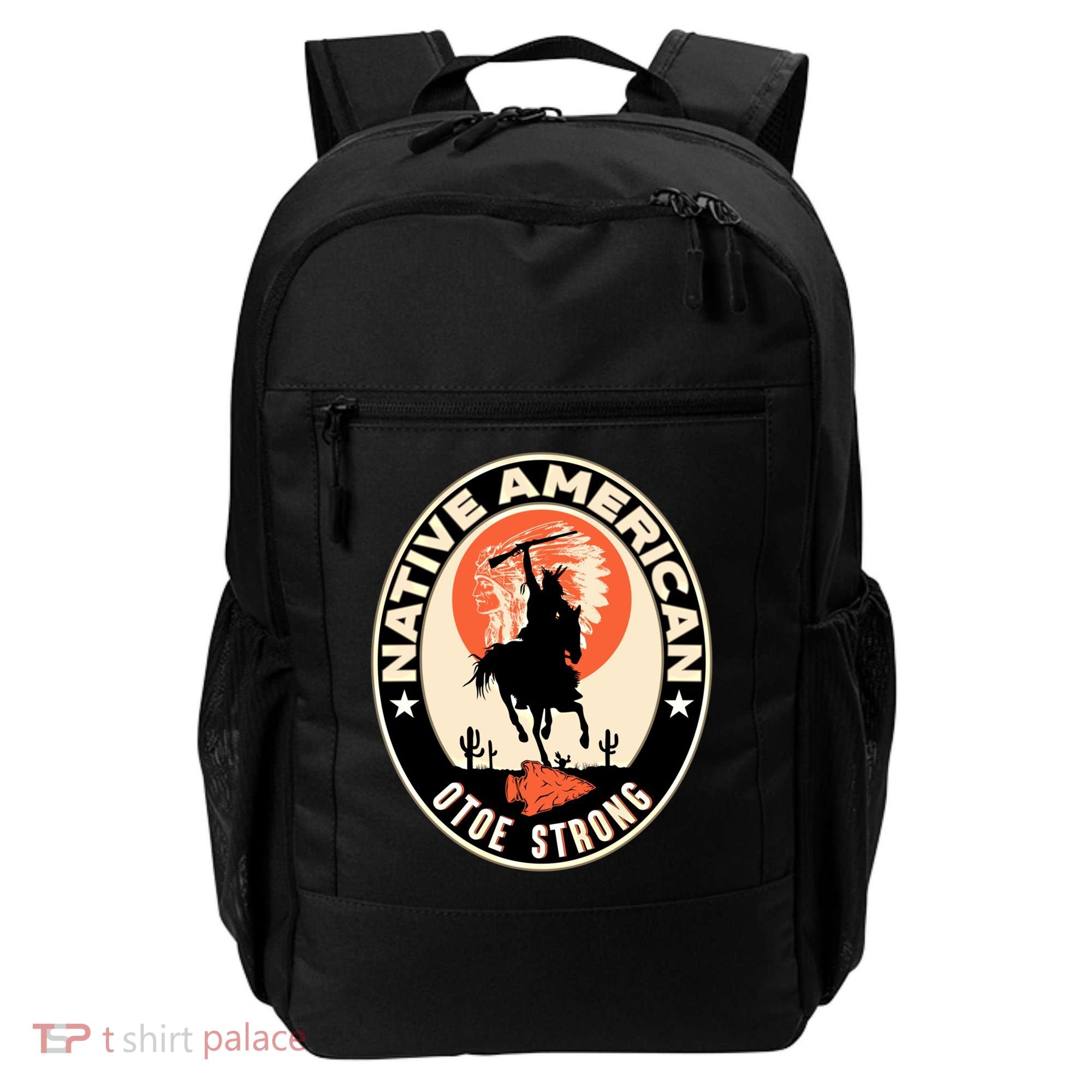 Otoe Tribe Native American Pride Art Deco Logo Gift Backpack