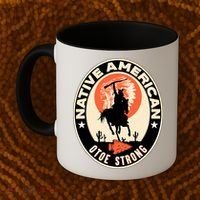 Otoe Tribe Native American Pride Art Deco Logo Gift Coffee Mug thumb 2