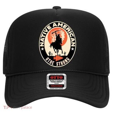 Otoe Tribe Native American Pride Art Deco Logo Gift Hat