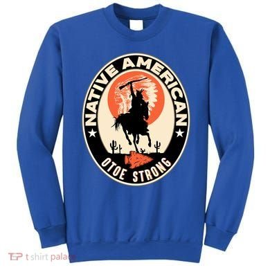 Otoe Tribe Native American Pride Art Deco Logo Gift Sweatshirt