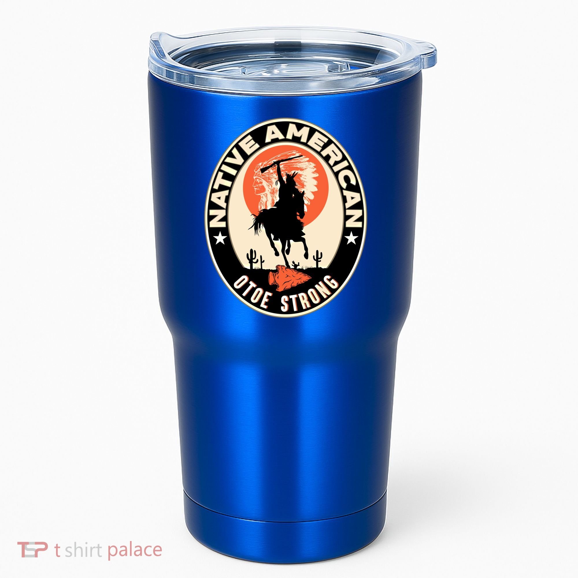 Otoe Tribe Native American Pride Art Deco Logo Gift Tumbler