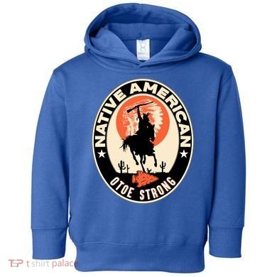 Otoe Tribe Native American Pride Art Deco Logo Gift Toddler Hoodie