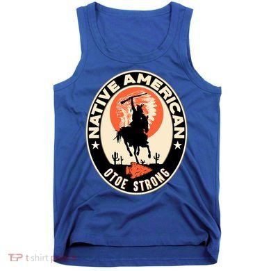 Otoe Tribe Native American Pride Art Deco Logo Gift Tank Top