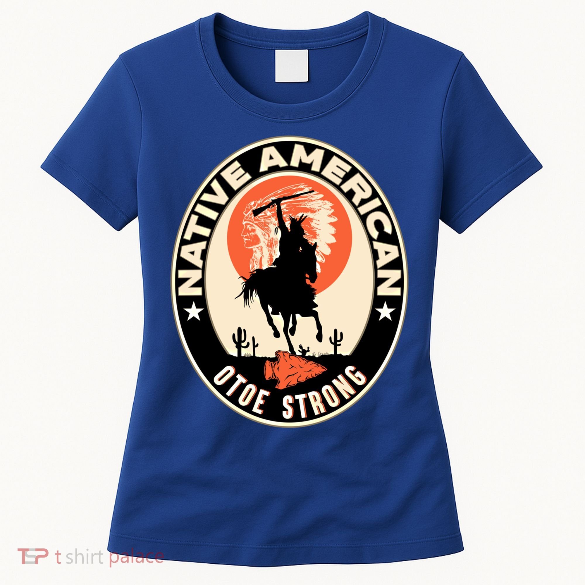 Otoe Tribe Native American Pride Art Deco Logo Gift Women's T-Shirt